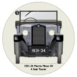 Morris Minor SV 4 Seat Tourer 1931-34 Coaster 4